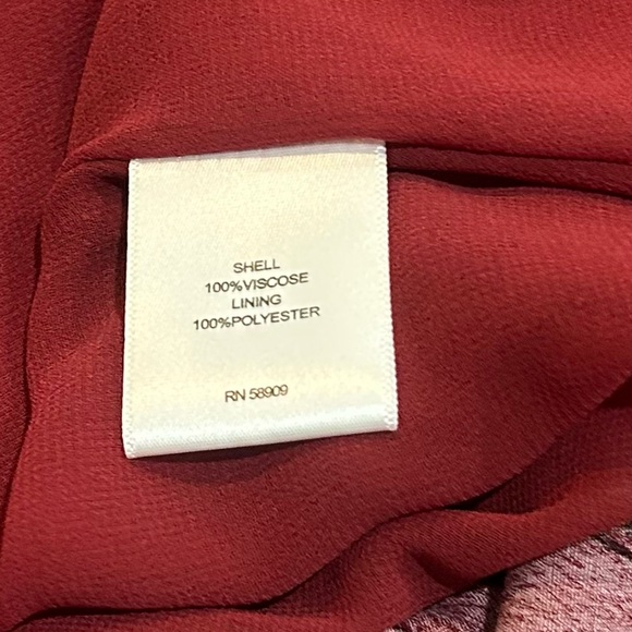 Gibson & Latimer Tie Neck Long Raglan Sleeve Floral Printed Dress Size XL - Picture 14 of 15